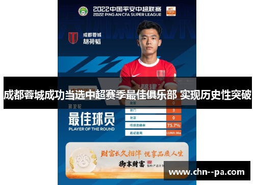 成都蓉城成功当选中超赛季最佳俱乐部 实现历史性突破 成都蓉城成功当选中超赛季最佳俱乐部 实现历史性突破